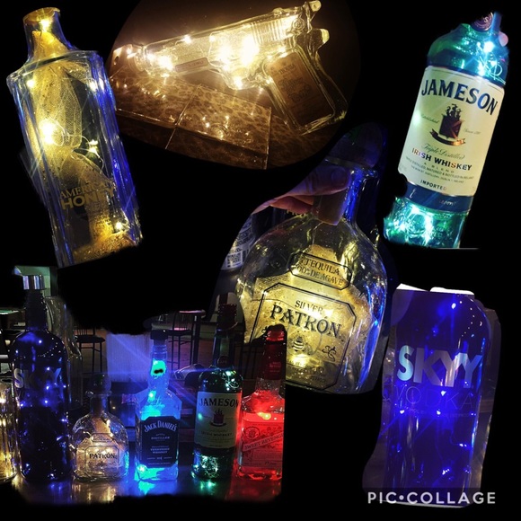 Liquor bottle lantern - Picture 2 of 2